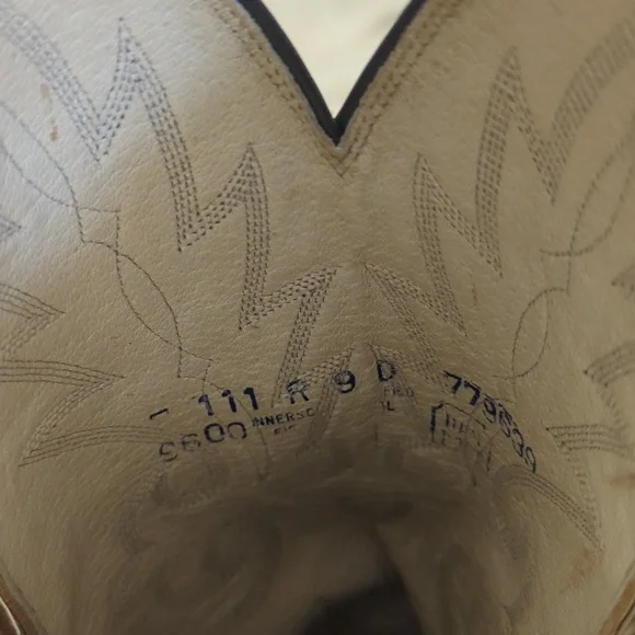 Dan post cowboy boots size 9d - Picture 6 of 6